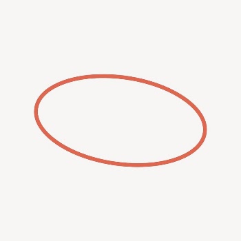 Oval frame collage element with copy | Free Vector - rawpixel