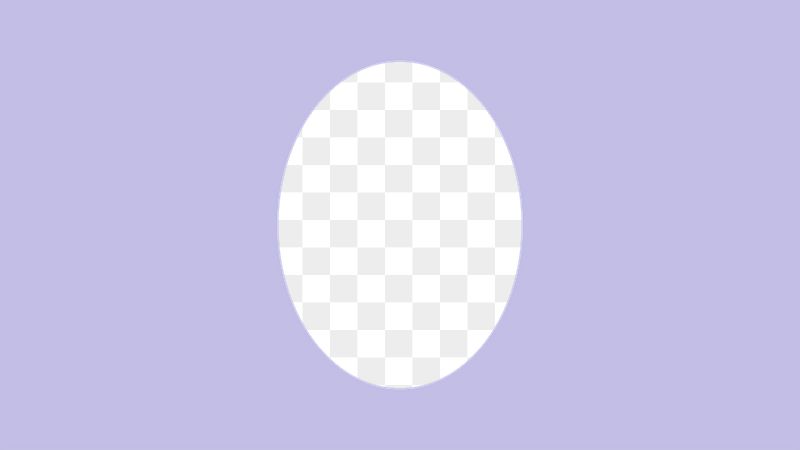 Oval geometric png frame, purple | Free PNG - rawpixel