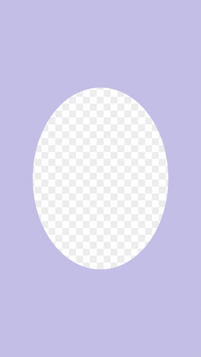 Oval geometric png frame, purple | Free PNG - rawpixel