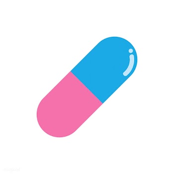 Oval medicinal tablet isolated graphic illust.. | Free stock vector - 429393