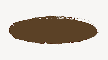 Oval shape collage element, brush | Free Vector - rawpixel