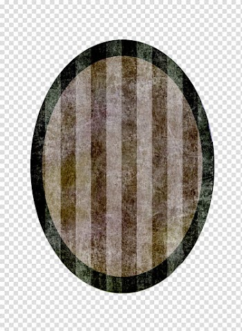 Oval Striped Frame, oval brown abstract illustration transparent background PNG clipart