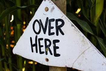 Over Here Signage