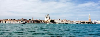 Over New of City on Body of Water