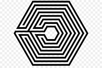 Overdose EXO Logo Drawing Mama - black and white stripe png ...