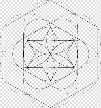 Overlapping circles grid Drawing Disk Geometry, circle transparent background PNG clipart