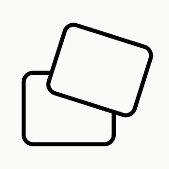 Overlapping rectangle icon psd in outline… | Free stock illustration | High Resolution graphic