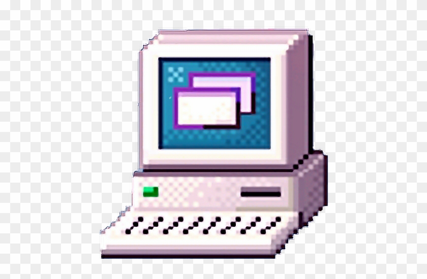 Overlay Pixel Glitch Tumblr 80s 90s 8bit Computer Aesth - Windows 95