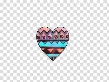 Overlays, black and blue heart pendant transparent background PNG clipart