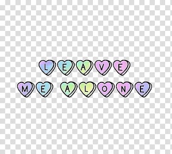 Overlays, leave me alone heart transparent background PNG clipart