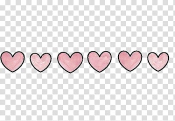 OVERLAYS, pink heart illustrations transparent background PNG clipart