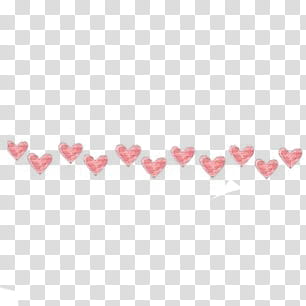 Overlays, pink hearts illustration transparent background PNG clipart