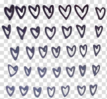 Overlays tipo , black heart lot art transparent background PNG clipart