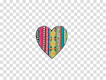 Overlays y firmas , multicolored heart illustration transparent background PNG clipart