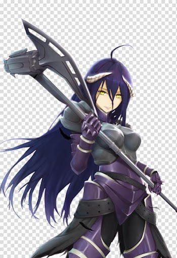 Overlord Albedo Anime Drawing, Albedo Overlord transparent background PNG clipart