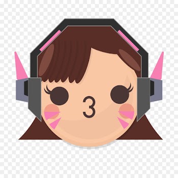 Overwatch Emoji D.Va Pusheen Blizzard Entertainment - breastfeed 