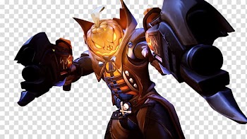 Overwatch New Hampshire Pumpkin Festival Hanzo Jack-o'-lantern, overwatch transparent background PNG clipart