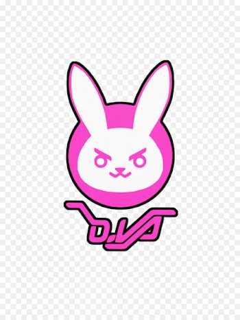Overwatch T-shirt D.Va Logo Fan art - T-shirt 