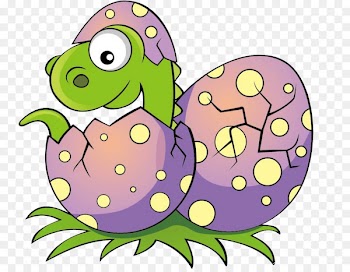 Oviraptor Tyrannosaurus Dinosaur egg Clip art - eggshell 