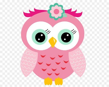 Owl Babies Infant Clip art - Hand-painted cartoon cute pink owl 