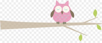 owl bird bird of prey pink clip art