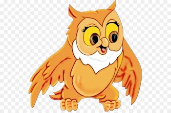 Owl, Bird, Pigeons And Doves, Cartoon PNG
