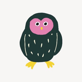 Owl bird sticker, cute doodle | Free Vector Illustration - rawpixel