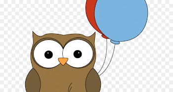 Owl Birthday Clip art Party Image - reveille outline 