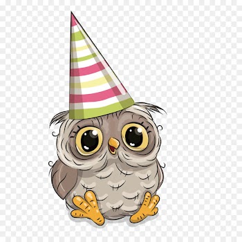 Owl Birthday Greeting card Party - Owl birthday 