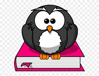 Owl - Book - Clip - Art - Owl On The Book Clipart