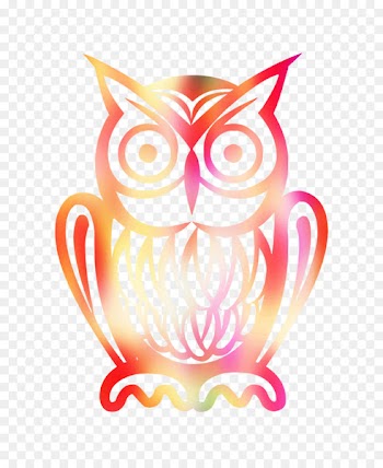 Owl Car Decal Bumper sticker -  