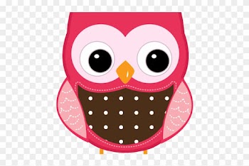 Owl Clip Art - Pink Owl Baby Blanket