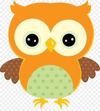 owl clip art yellow cartoon bird