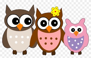 Owl Family - Owl Family On A Tree Clipart