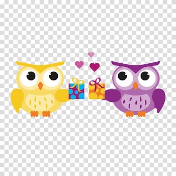 Owl Gift , owl transparent background PNG clipart