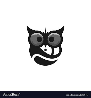 Owl logo template vector image