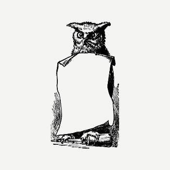 Owl of Athema frame clipart, | Free PSD Illustration - rawpixel