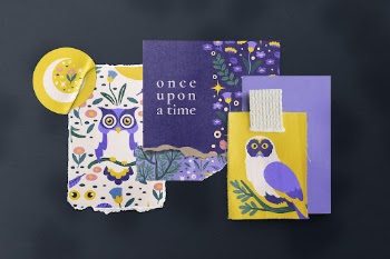 Owl paper mood board, fairytale | Free Photo - rawpixel