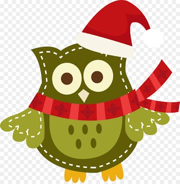 Owl Santa Claus Christmas Day Christmas tree Holiday - cartoon owl 