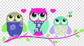 Owl Scrapbooking Paint by number Branch Wall decal, Owl on a tree branch transparent background PNG clipart
