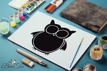 Owl SVG Doodle Clipart Vector Cut Files