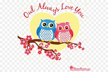 Owl Wedding invitation Bird Valentines Day Clip art - Creative Valentine's Day 