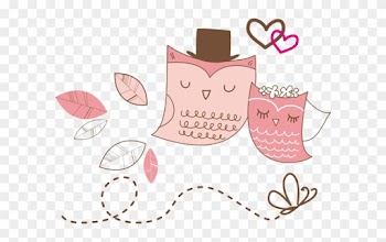 Owl Wedding Invitation Paper Clip Art - Owl Wedding Invitation Paper Clip Art