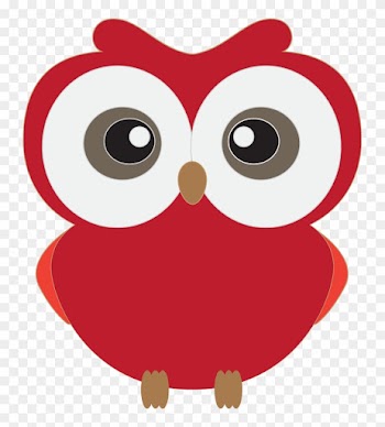 Owls On Owl Clip Art Owl And Cartoon Owls 3 Clipartcow - Cute Owl Clipart Red