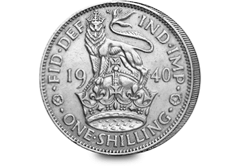Own one of Britain's last Silver Shillings...