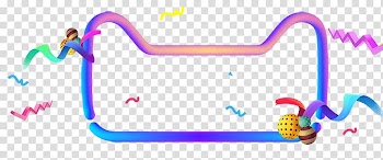 , Oxytropis color ribbons transparent background PNG clipart