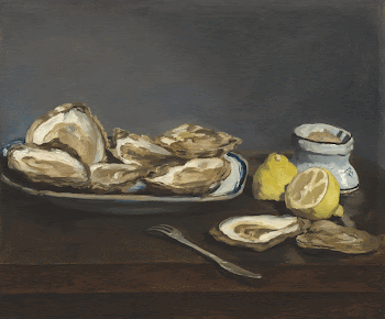 Oysters (1862) painting in high | Free Photo - rawpixel