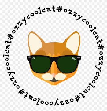 Ozzy The Cool Cat By Dianadeavila - Circular Cross Stitch Border