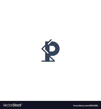 P latter vector image