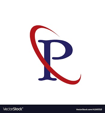 p letter logo template